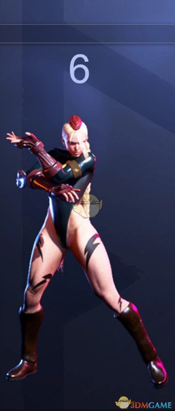 《街头霸王6》深黑色杀人蜂嘉米替换默认服装1MOD