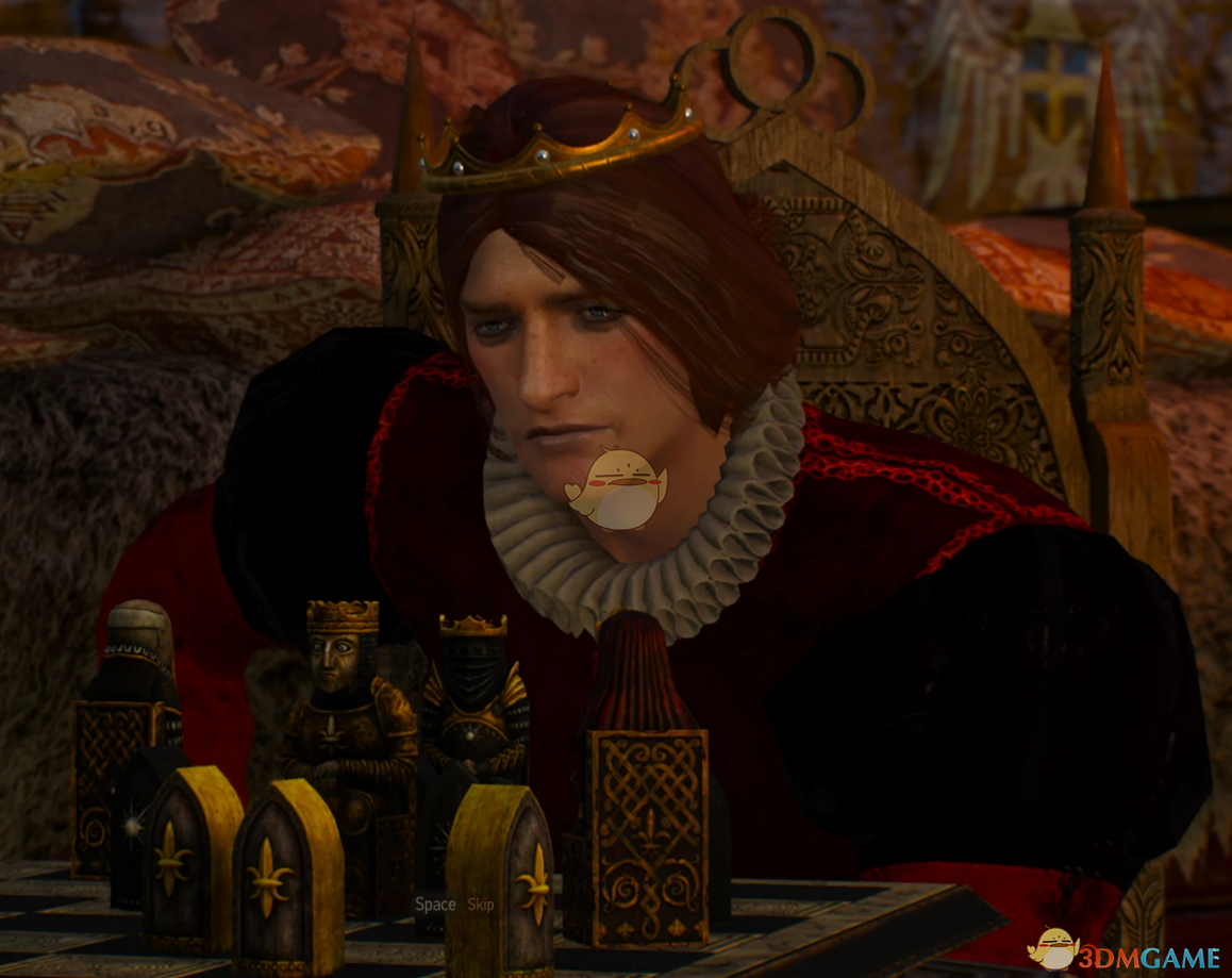 《巫师3：狂猎》红色短发的红礼服拉多维德五世MOD