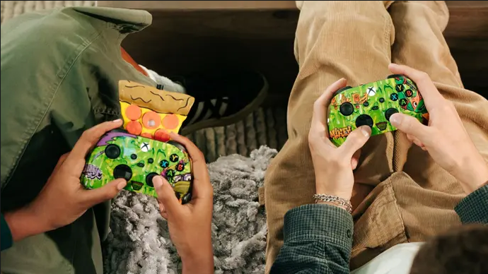 闻起来有披萨味儿！萨味Xbox宣告《忍者神龟》主题手柄