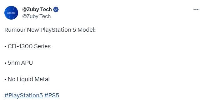 传讲传闻：PS5 Slim将接纳5nm APU 与消液金热却