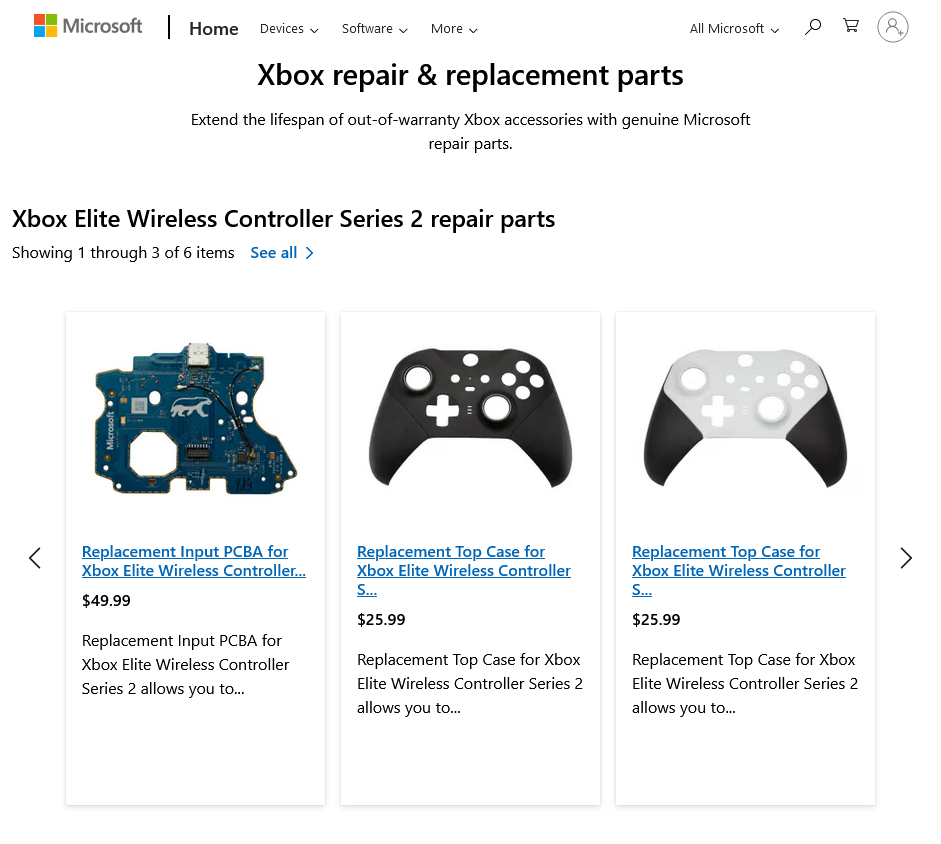 微软进一步扩展硬件可维修性 现包括Xbox手柄