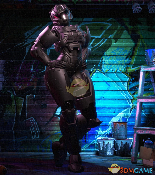 《街头霸王6》穿暗粉色光环盔甲不戴头盔的韩蛛俐MOD