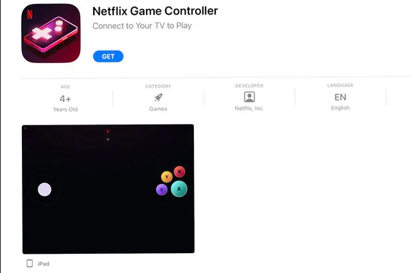 网飞Netflix推出游戏手柄应用 云游戏或即将到来