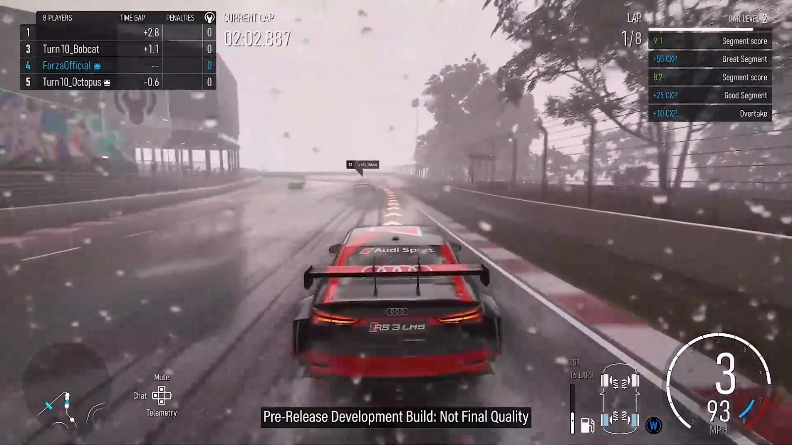 《极限竞速：Motorsport》新实机 雨天多人飙车