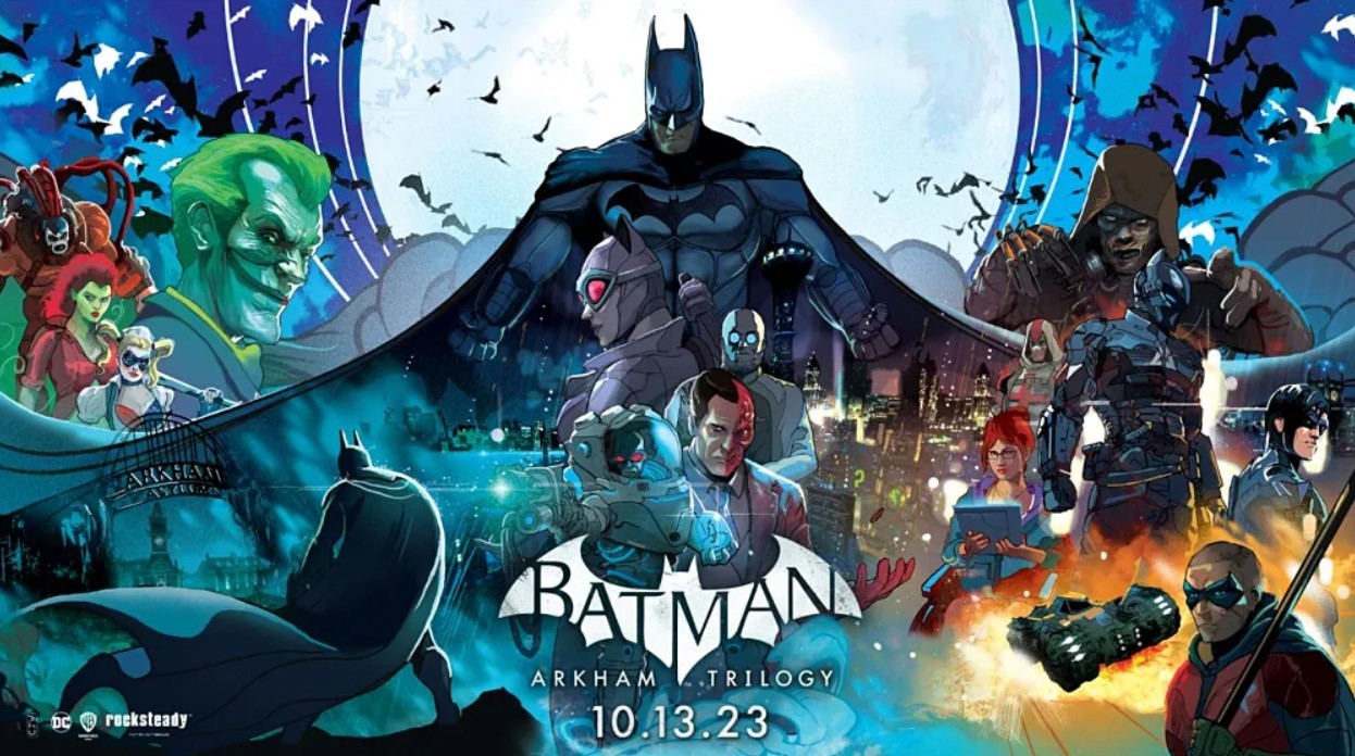 Switch版《蝙蝠侠阿卡姆3部曲》10月13日上市