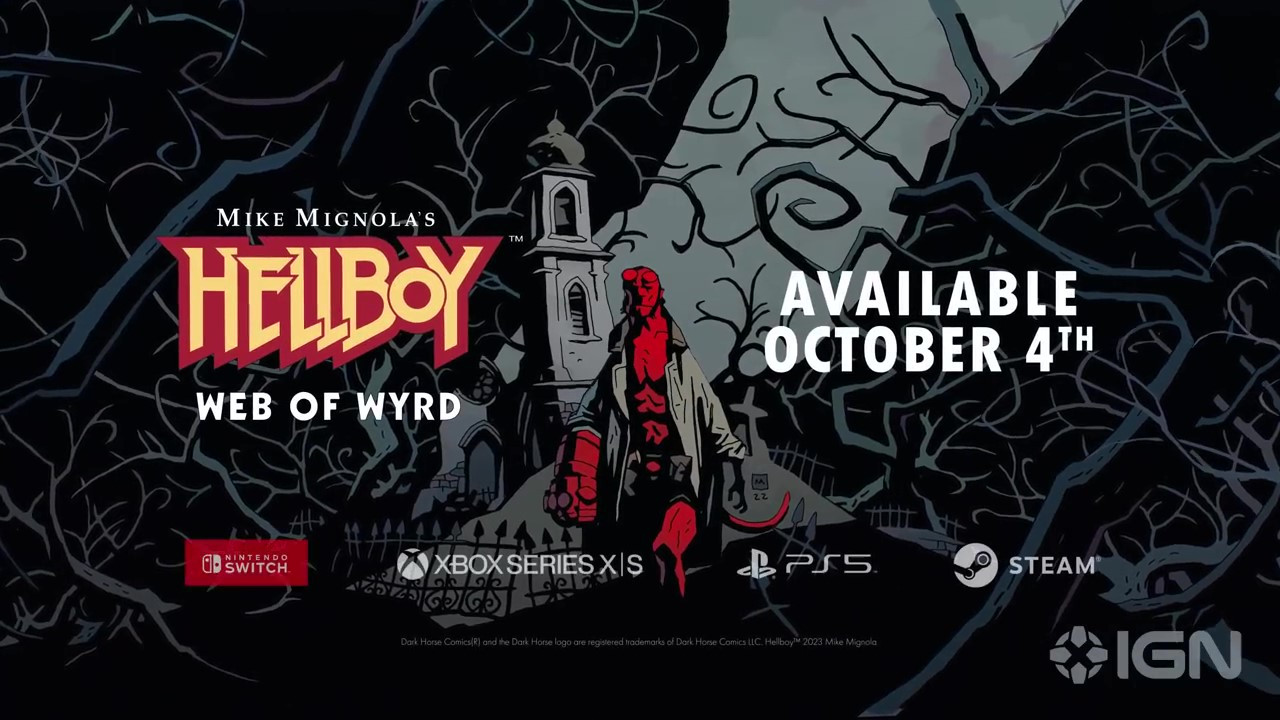 《地狱男爵：怀尔德之网》发售日预告 10月4日发售