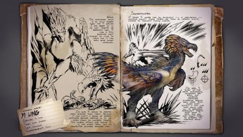 《方舟生存进化》次世代版本新生物奇翼龙图谱公开，羽毛飞射大杀四方