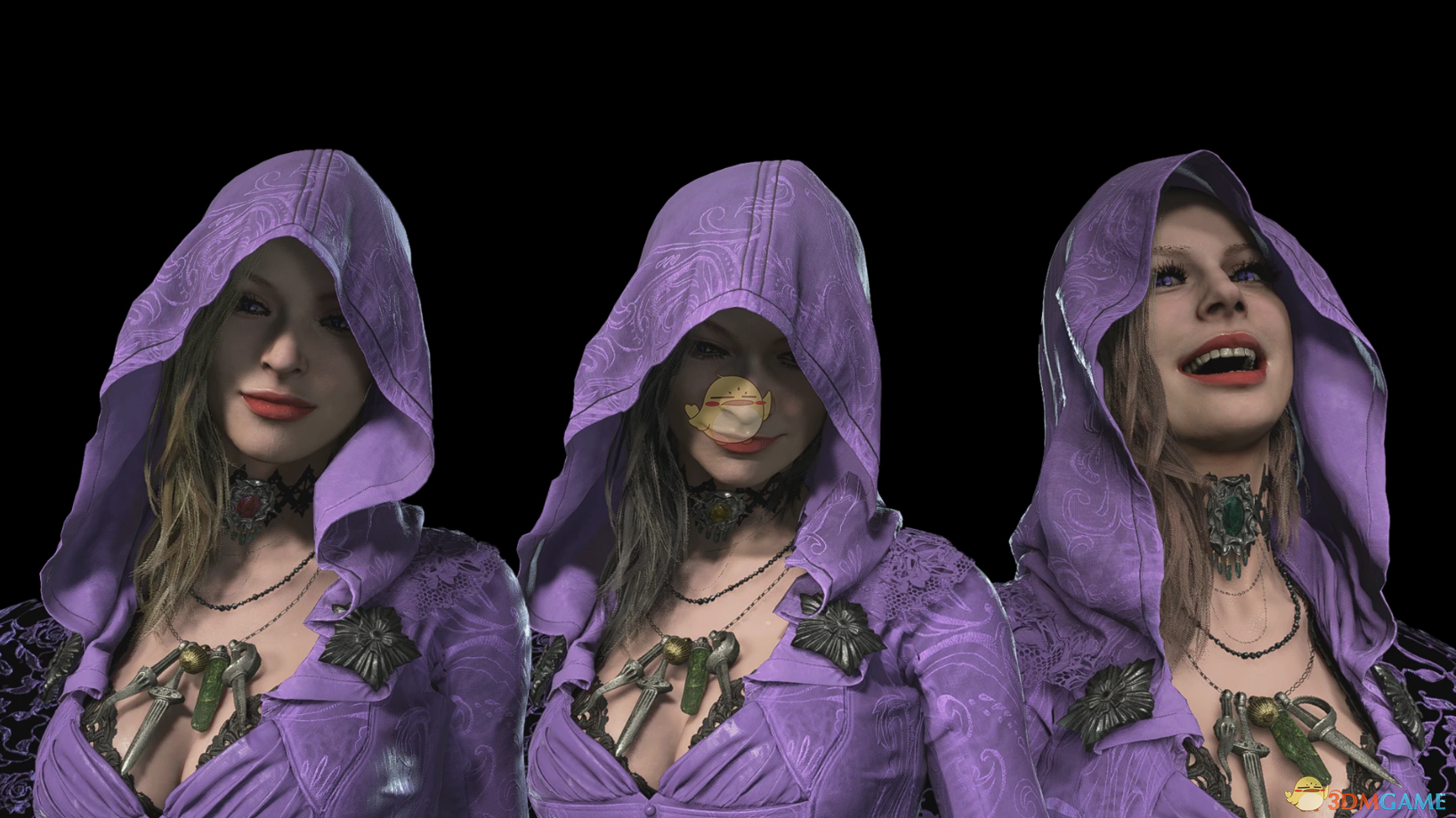 《生化危机8：村庄》紫色恶魔双眼的吸血鬼三姐妹MOD