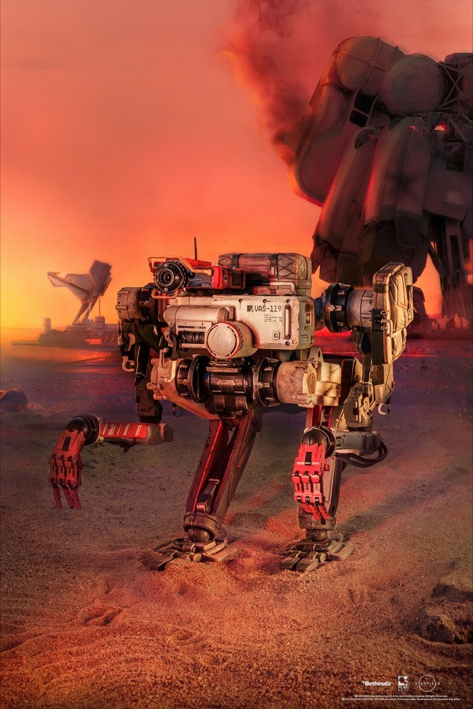《星空》探索好伙伴机器人高端手办推出 究极可动极致还原