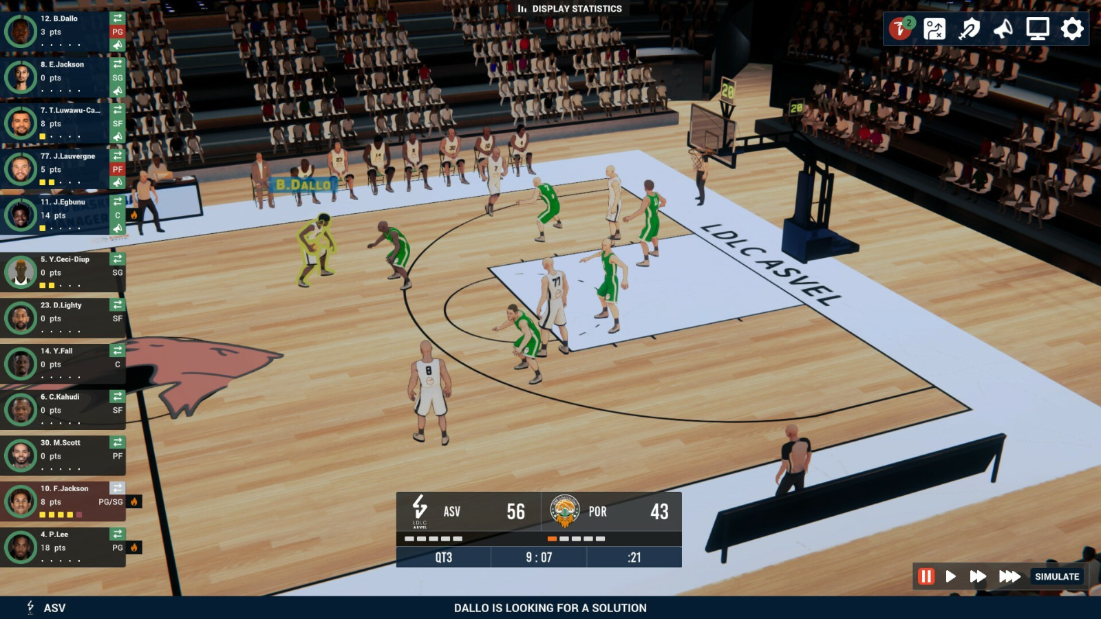 管理游戏《职业篮球经理2024》Steam页面上线 11月发售
