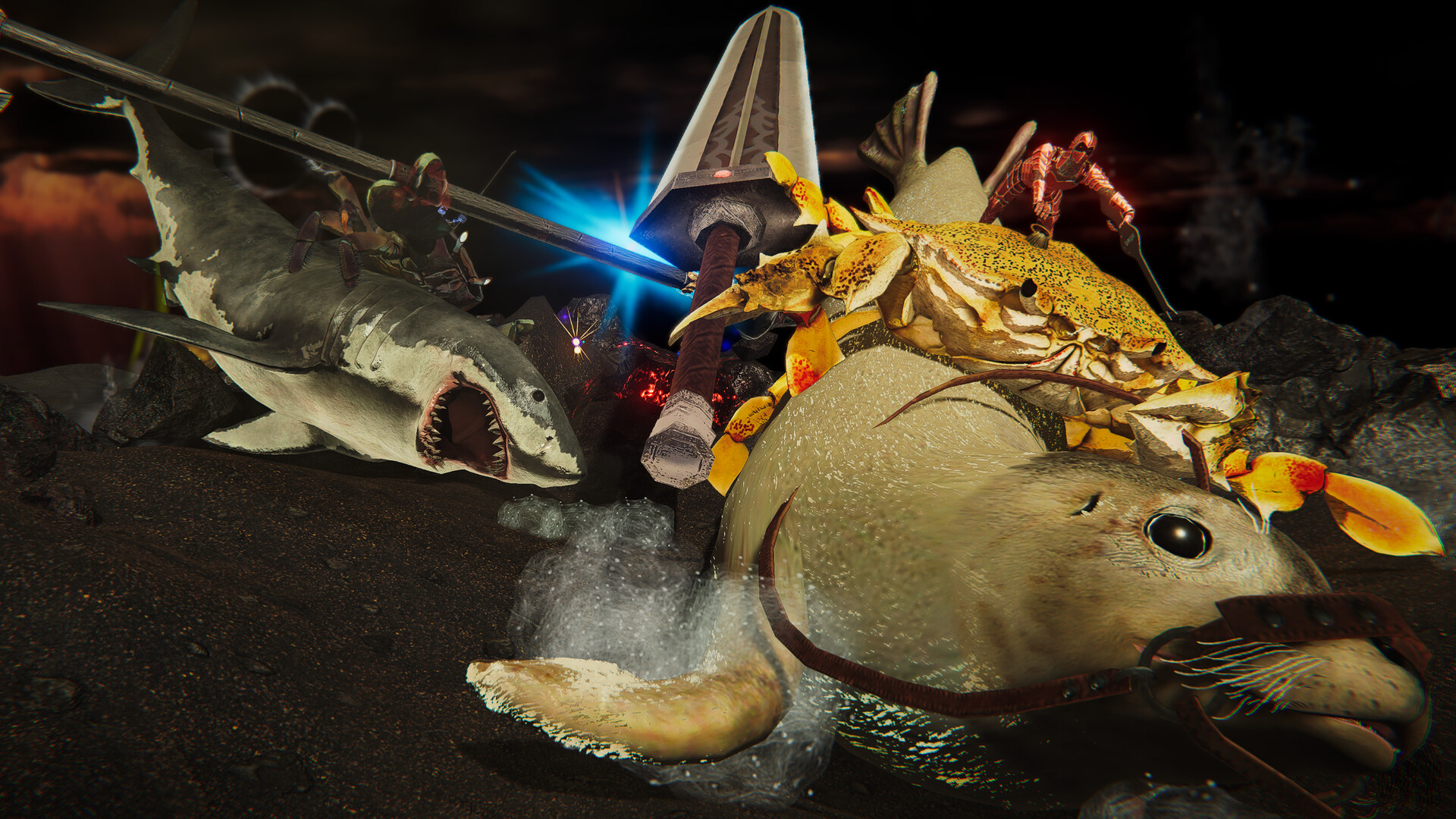 好评对战游戏续篇《螃蟹大战2》发布实机演示视频