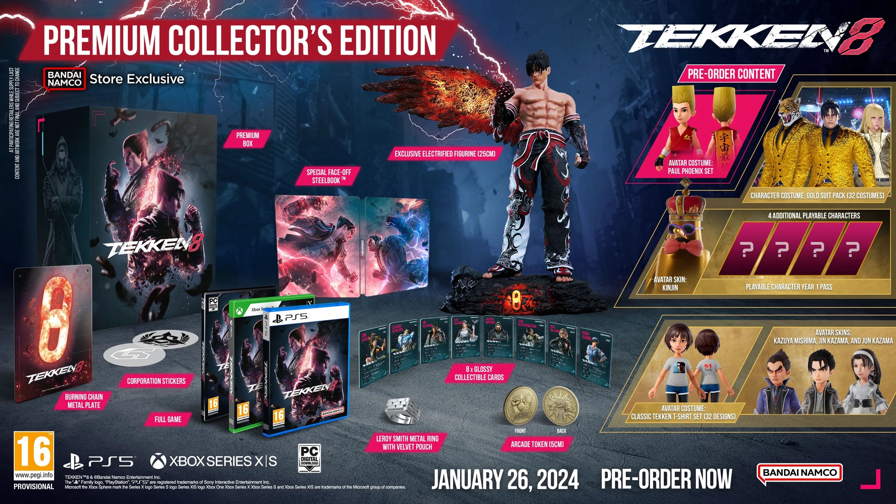 《鐵拳8》高級典藏版預告 明年1月26日發售