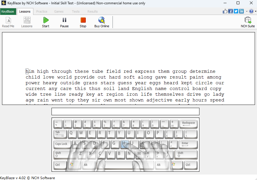 KeyBlaze Typing Tutor4.02