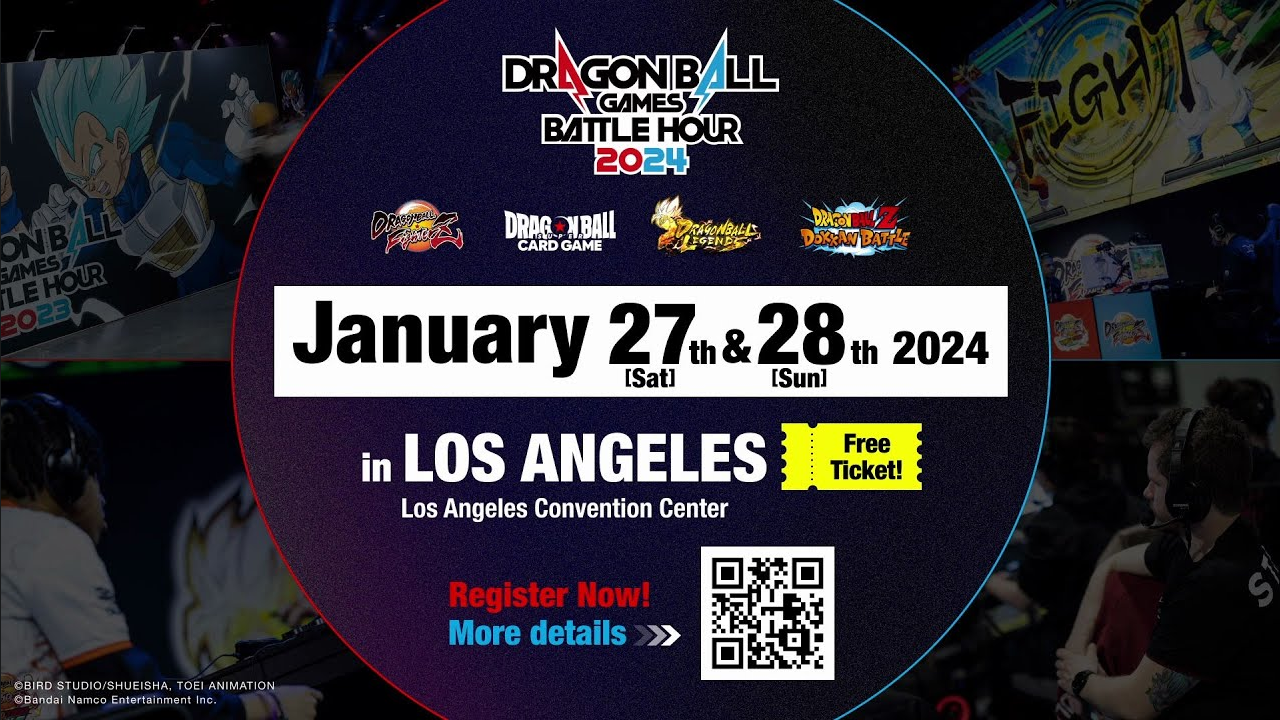 《龙珠》游戏大年夜赛Battle Hour 2024年1月举办