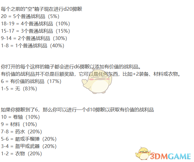 《博德之门3》没有空宝箱MOD