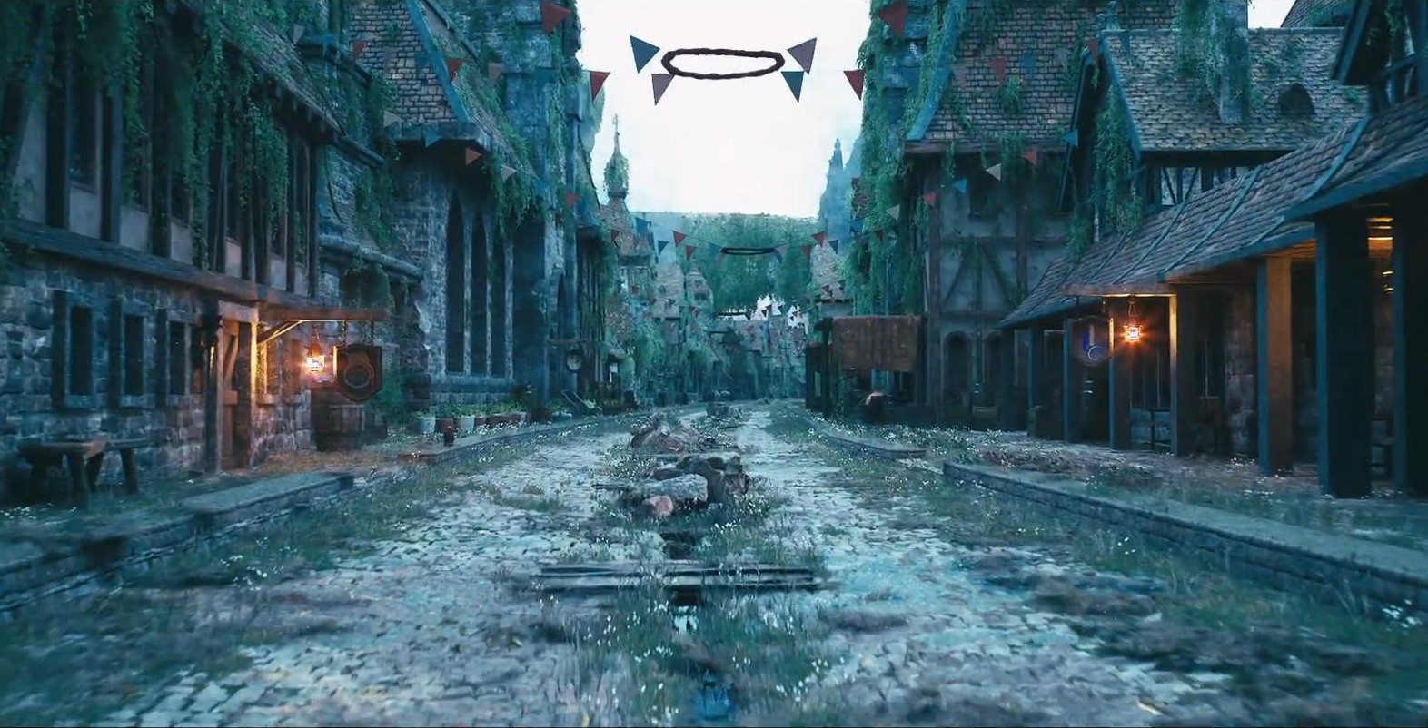 虚幻5重制《上古卷轴5》孤独城 画面效果炸裂！