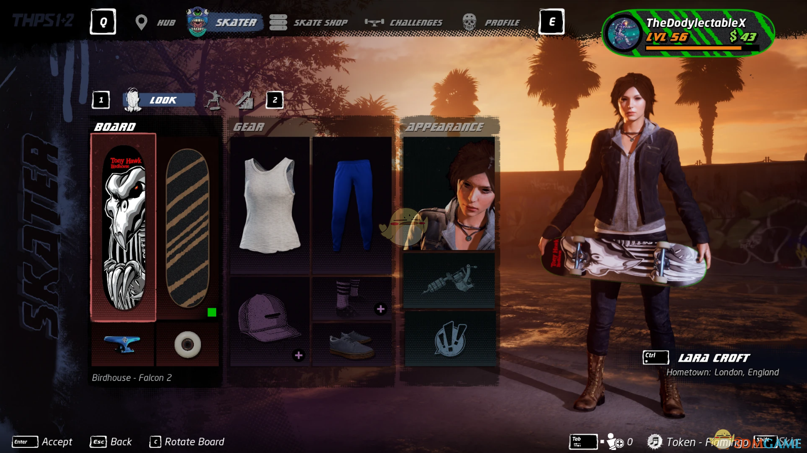 《托尼霍克职业滑板1+2:重制版》滑板女孩劳拉MOD