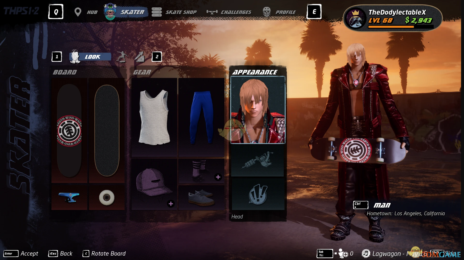 《托尼霍克职业滑板1+2:重制版》鬼泣三但丁MOD