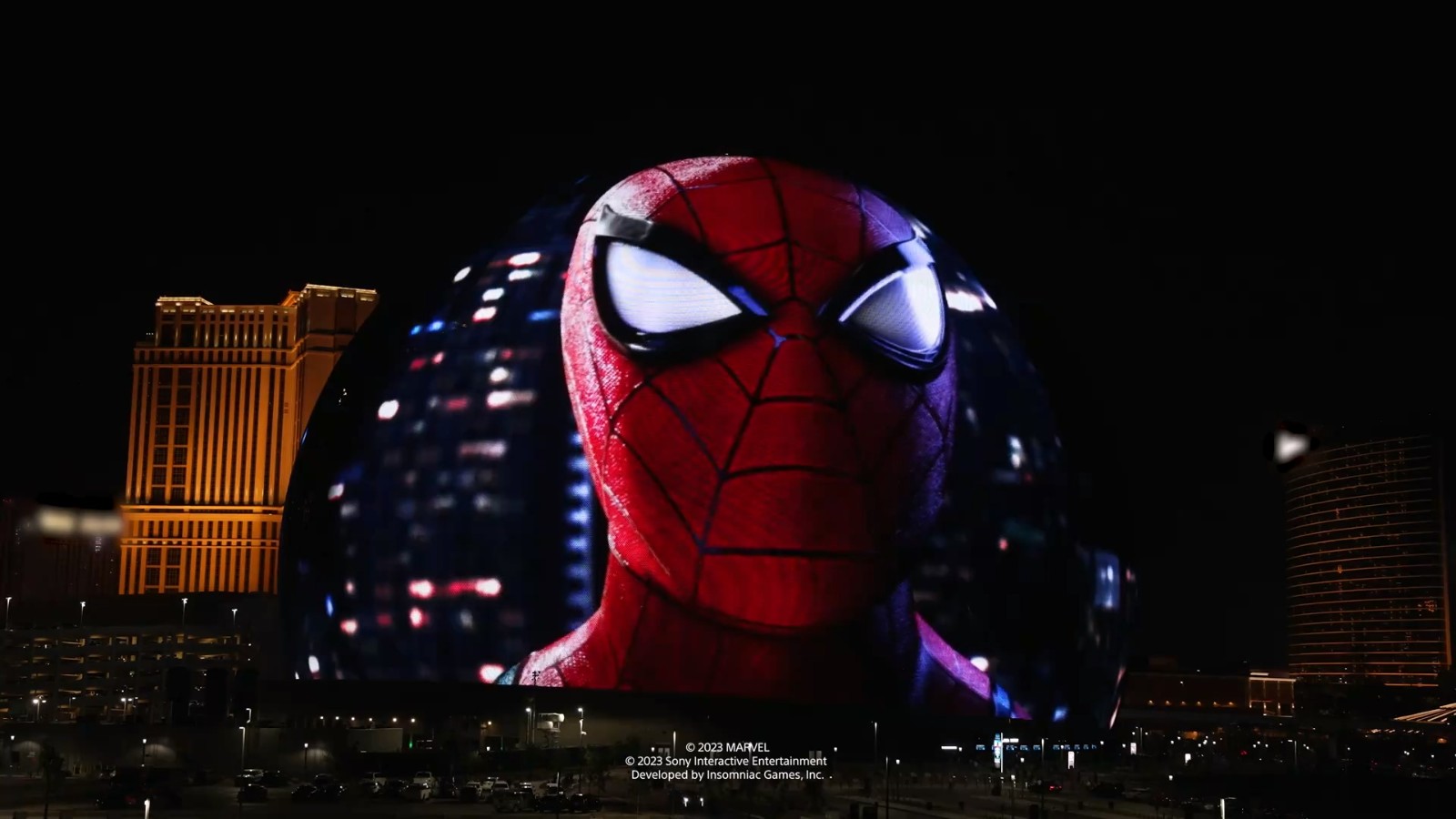 《漫威蜘蛛侠2》登上Sphere巨型球 效果拉满