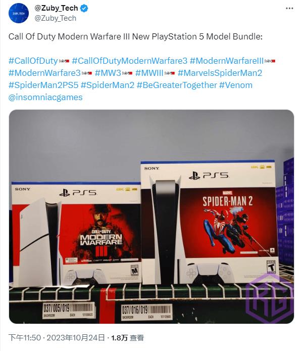 部分零售商已经上架《现代战争3》同捆新版PS5