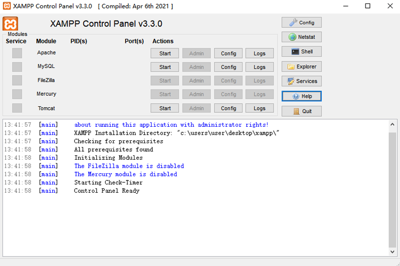 XAMPP64位8.2.4