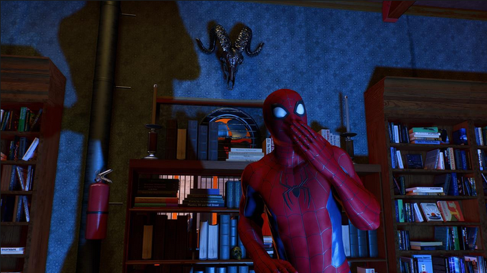 漫威蜘蛛侠2现隐藏房间 或将推出夜魔侠DLC