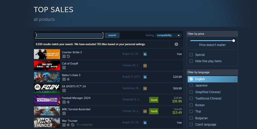 《使命召唤：现代战争3》成PlayStation和Steam上最畅销游戏