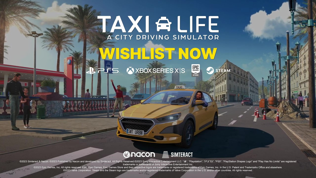 模拟经营《Taxi Life》新预告上线 明年2月发售