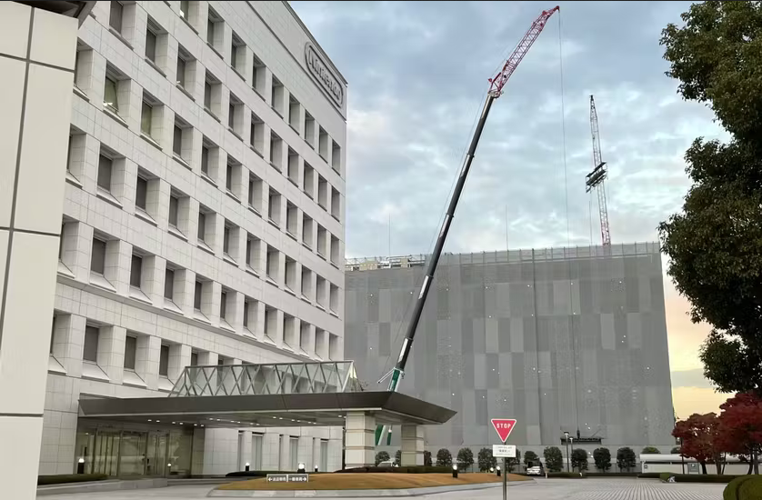 任天堂新开发中心开业延期 2028年才能建设完工