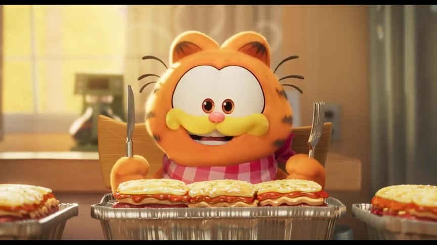 动画笑剧片《加菲猫》首支预告 明年5月24日北美上映