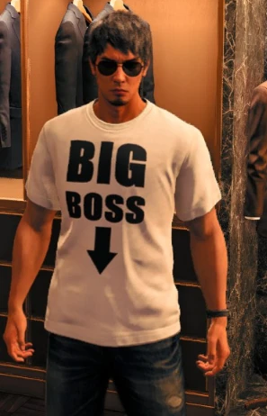 《如龙7外传：无名之龙》Big Boss T恤MOD