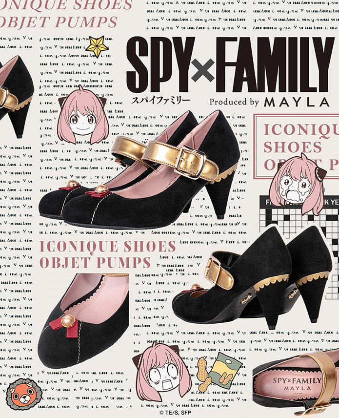 日本品牌推出《特务过家家》联名女鞋 阿僧亚同款
