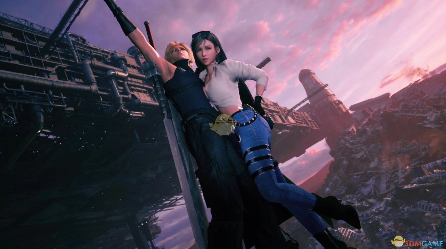 《最终幻想7：重制版》蒂法的修身牛仔裤MOD