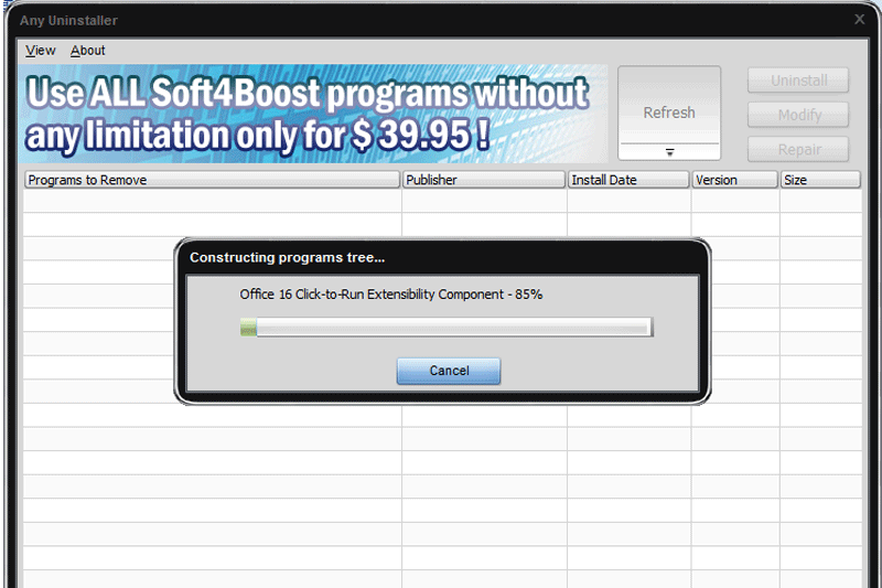 Soft4Boost Any Uninstaller64位10.4.7.491