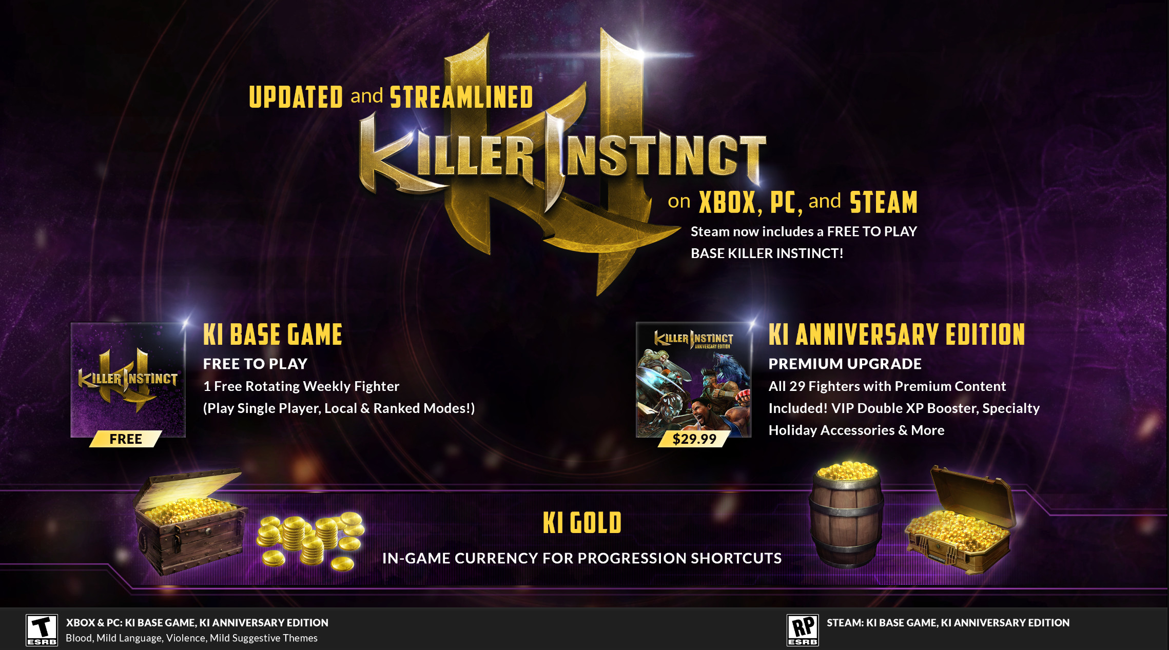 《殺手學堂》本體游戲變成免費 30美元周年版公布