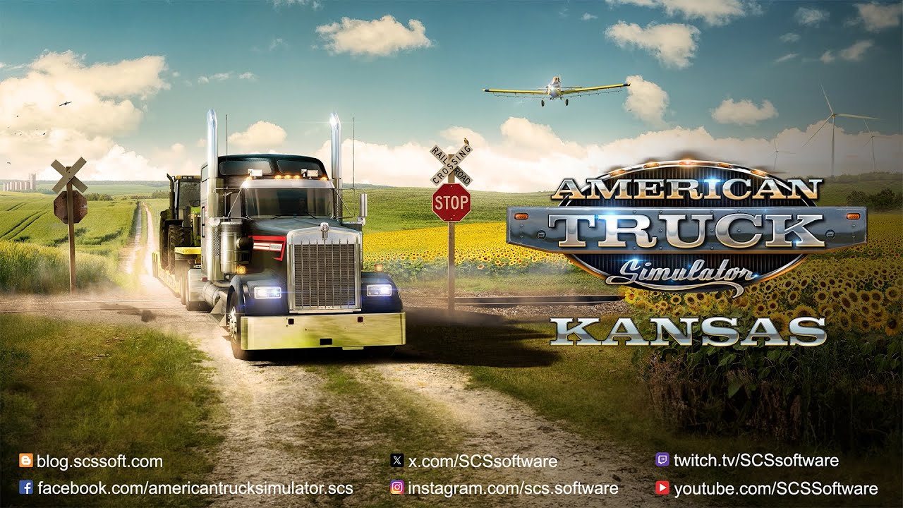 《美国卡车模拟》新DLC“堪萨斯州”将于下周发行