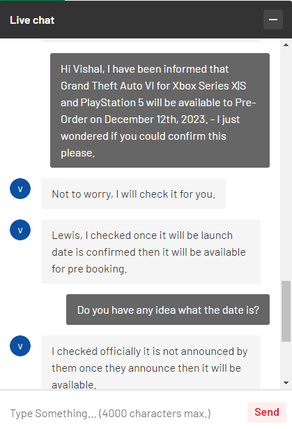 零售商澄清《GTA6》12月开启预购：得等到R星宣布