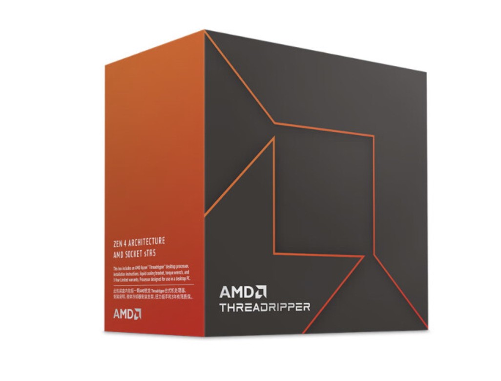 AMD線程撕裂者7000系列處理器上架：96核85999元