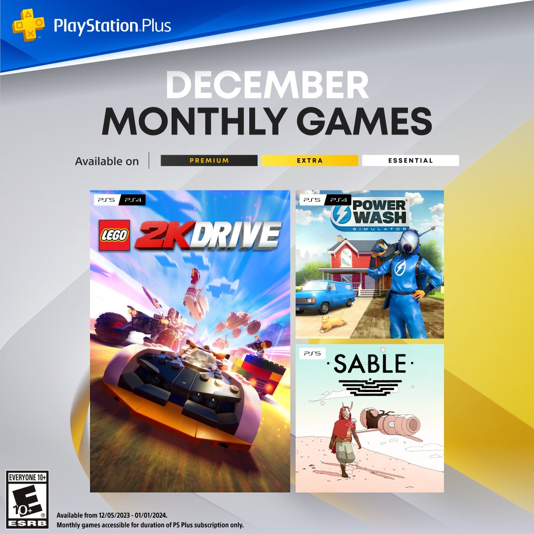 PS Plus 12月會免游戲陣容：《沖就完事模擬器》等三款游戲