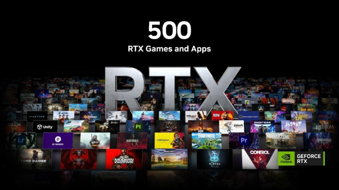 NVIDIA RTX游戏和应用现已突破500款