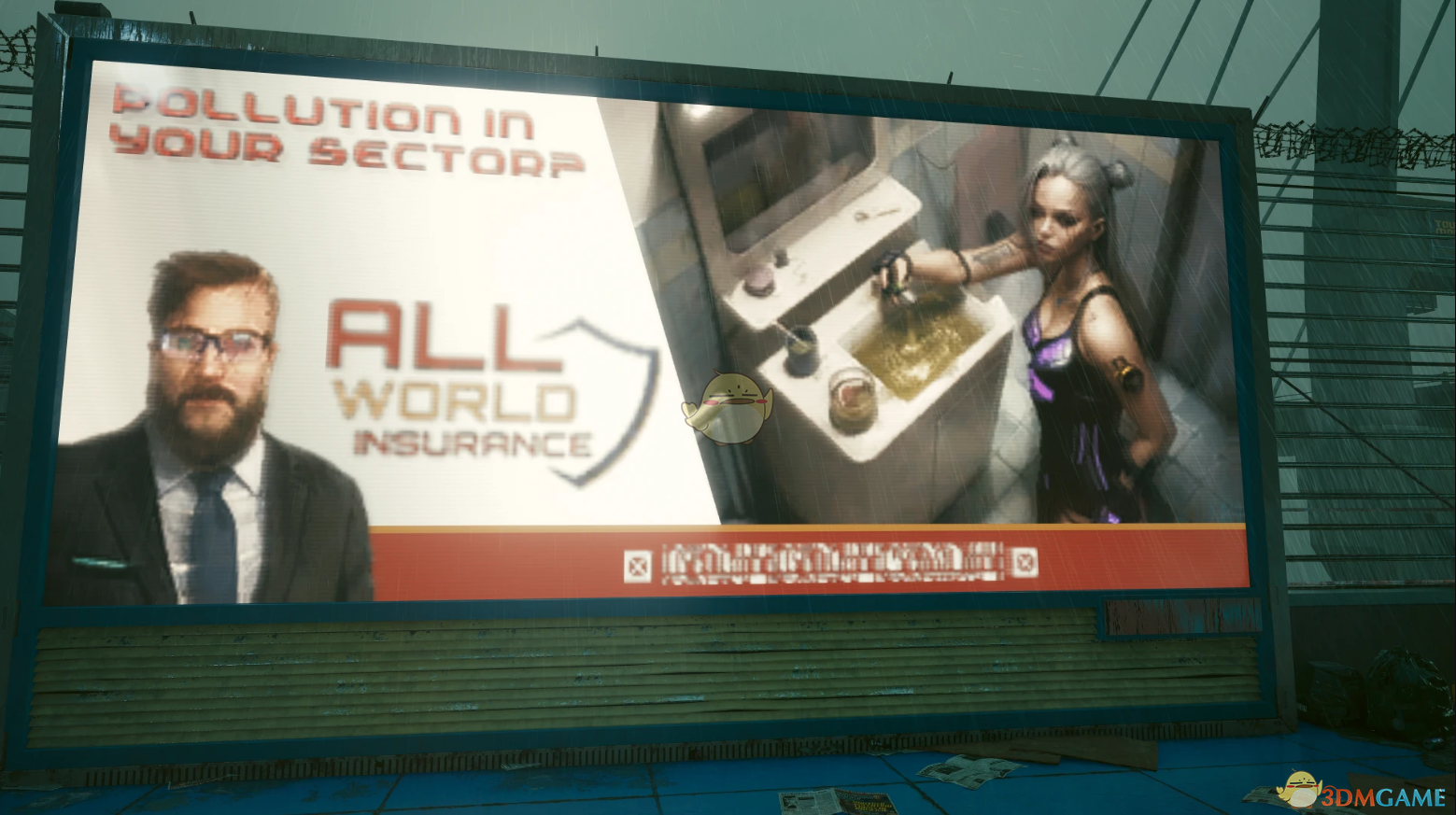 《赛博朋克2077》 环球保险广告MOD