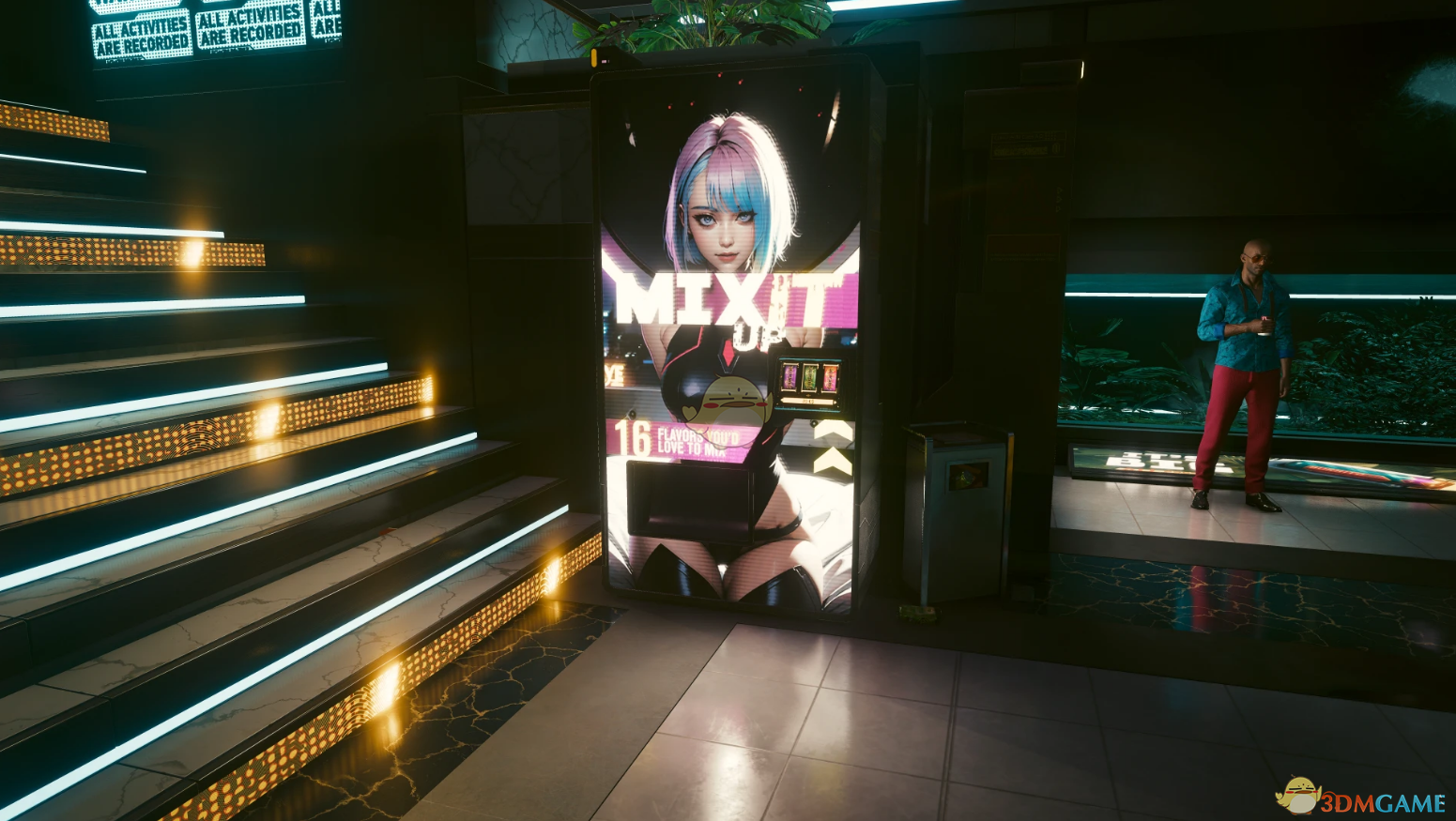 《赛博朋克2077》 自动售货机chomanticore饮料广告RED版MOD