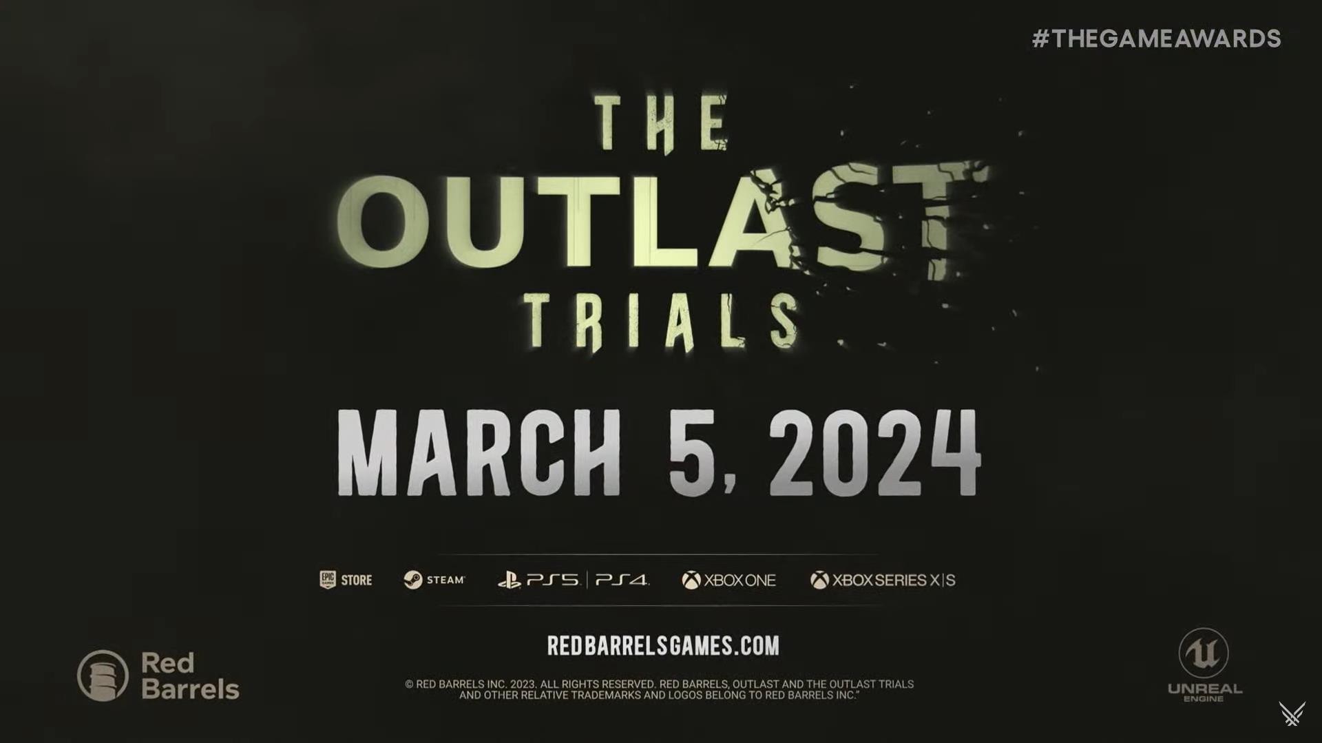 TGA 2023：《逃生：试炼》正式版2024年3月5日发售