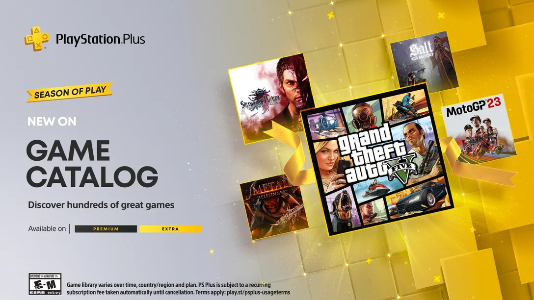 PS Plus 12月游戏目录更新 包孕《GTA5》、《末极梦念劈头》等