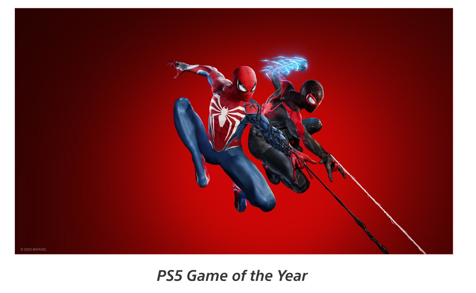 PS Blog 2023年度评选：《漫威蜘蛛侠2》一口气拿下9项大奖