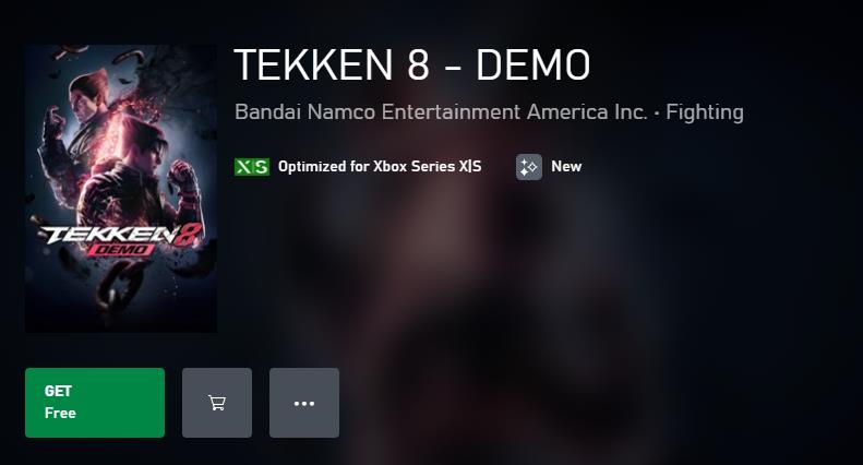 《铁拳8》试玩Demo上线Steam和Xbox 下载大小20GB+