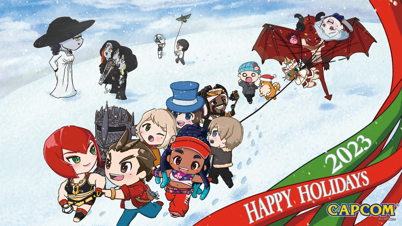 CDPR、Capcom、B社等厂商祝玩家圣诞快乐