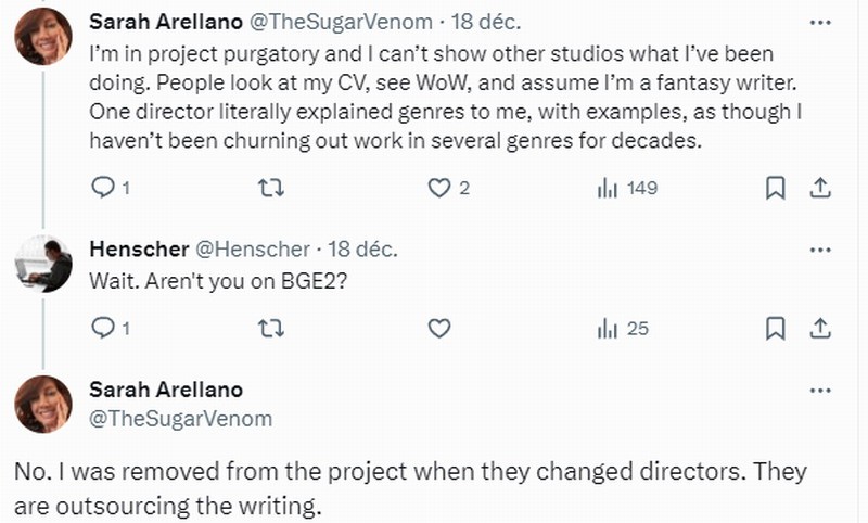 育碧前尾席编剧称《超出擅恶2》编剧工做被中包