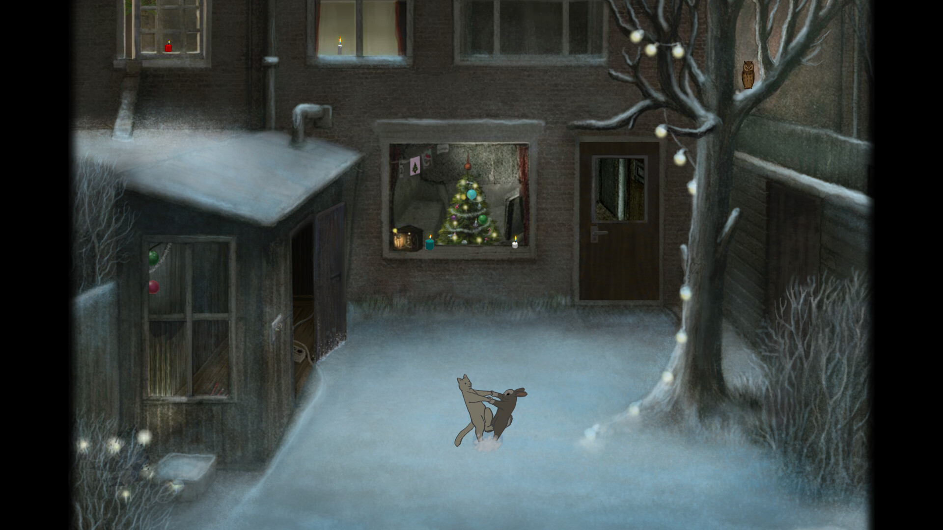 手绘风猫猫解谜游戏《麦洛以及圣诞礼物》应景收费宣告