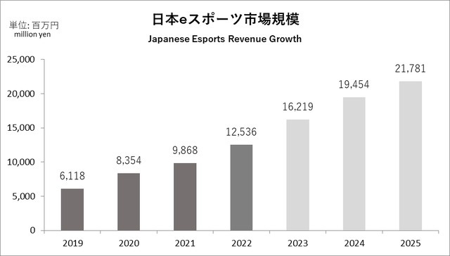 日本电竞同盟白皮书宣告 电竞规模抵达125亿日元